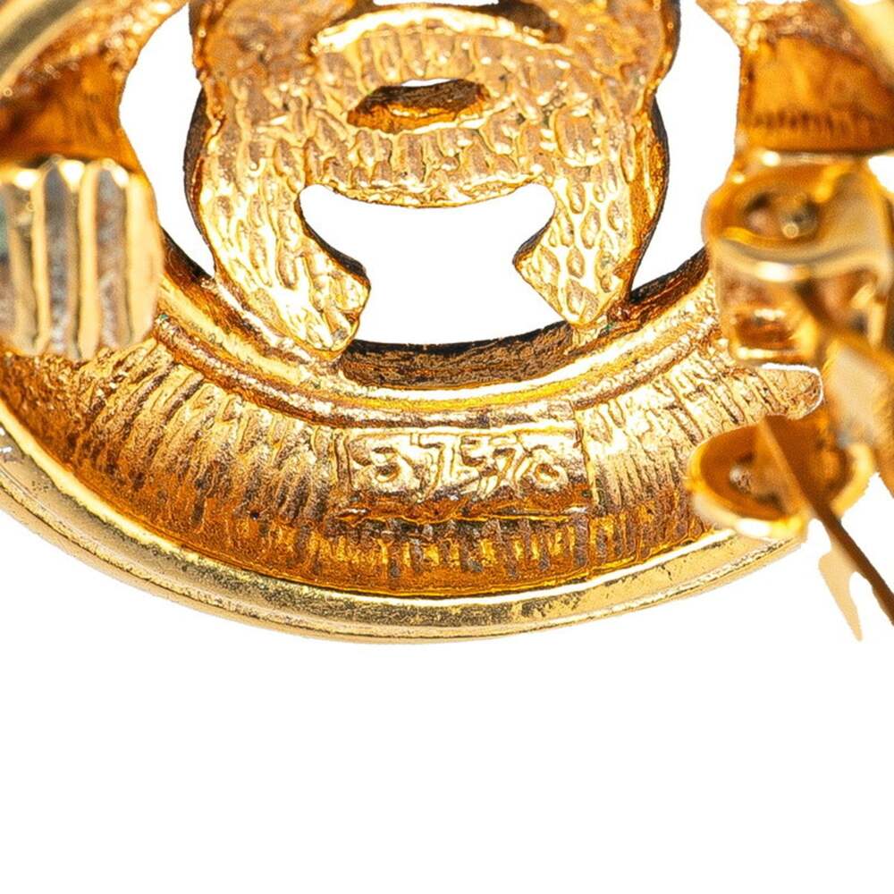 Chanel Cc Logo Round Clip-On Earrings #208259C53B - Picture 4 of 4